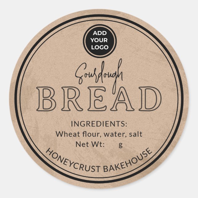 brown paper Sticker (Front)