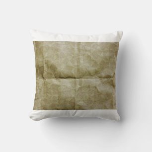 Brown paper wrinkle. Crease the paper. Background  Cushion