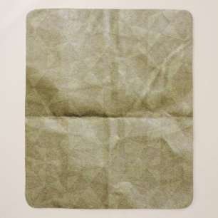 Brown paper wrinkle. Crease the paper. Background Sherpa Blanket