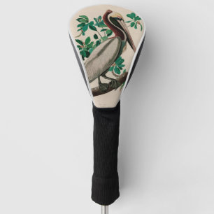 Brown Pelican Birds of America Audubon Print Golf Head Cover