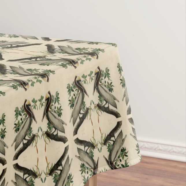 Brown Pelican from Audubon's Birds of America Tablecloth (In Situ)