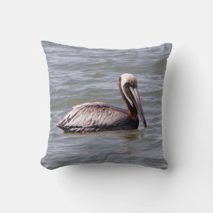 Brown Pelican pillow
