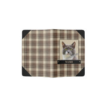 Brown Pet Picture classic country style plaid