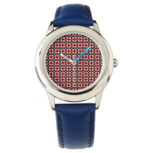 Brown Pink Pattern Watch