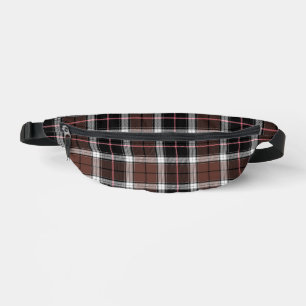 Brown Plaid Bum Bags