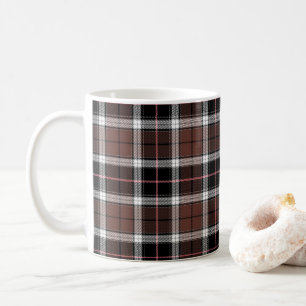 Brown Plaid Coffee Mug