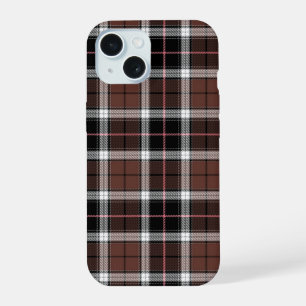 Brown Plaid iPhone 15 Case