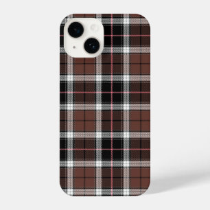 Brown Plaid iPhone 14 Case