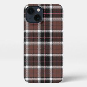 Brown Plaid iPhone 13 Case