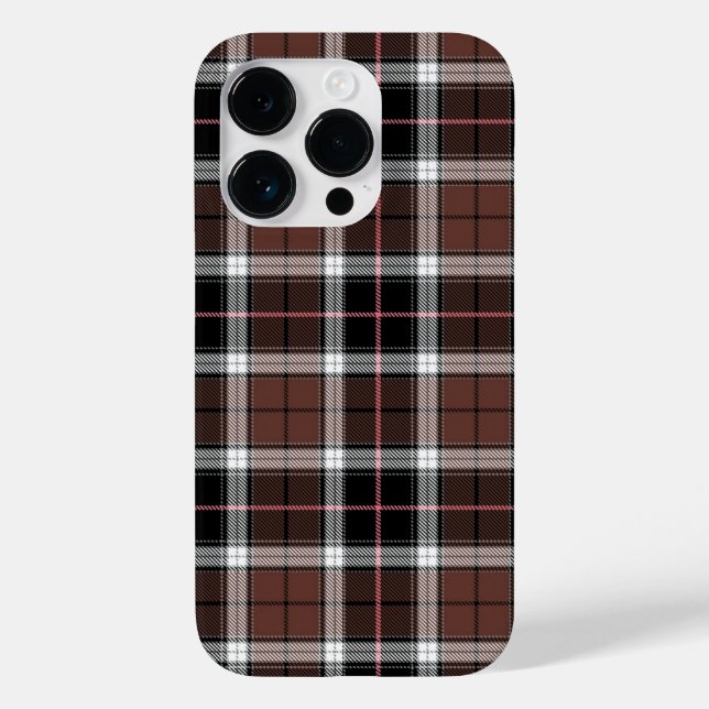 Brown Plaid iPhone / iPad case (Back)