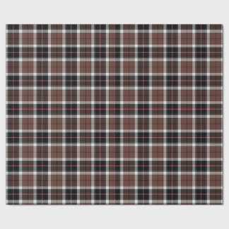 Brown Plaid Wrapping Paper