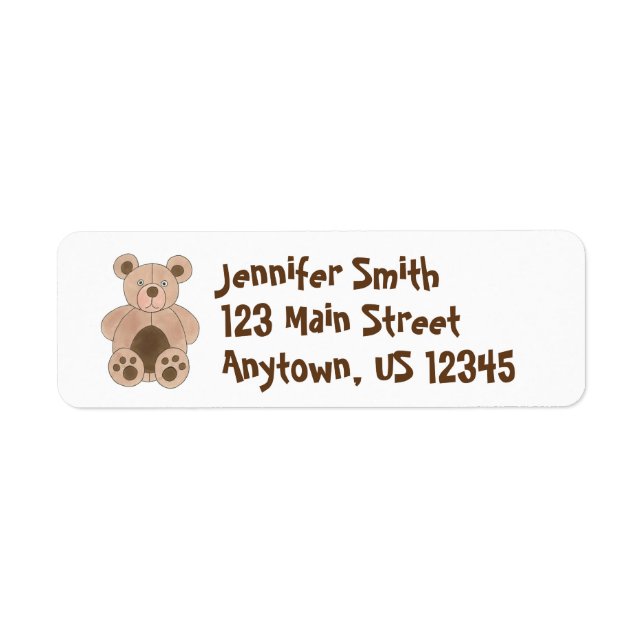 Brown Plush Toy Teddy Bear Stuffed Animal (Front)