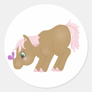 Brown Pony Sticker