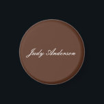 Brown Professional Plain Modern Elegant Magnet<br><div class="desc">Modern Simple Plain Professional</div>