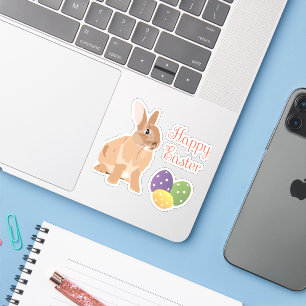Brown Rabbit Happy Easter