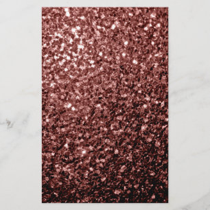 Brown Red faux Glitter sparkles Flyer