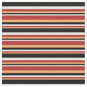 Brown, Red, White, and Black Coloured Pattern Fabric
