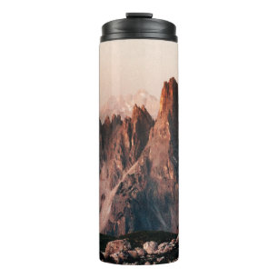 BROWN ROCK FORMATION DURING DAYTIME THERMAL TUMBLER