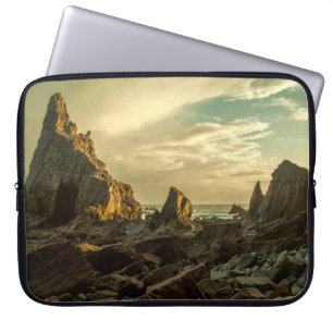 BROWN ROCK FORMATION LAPTOP SLEEVE