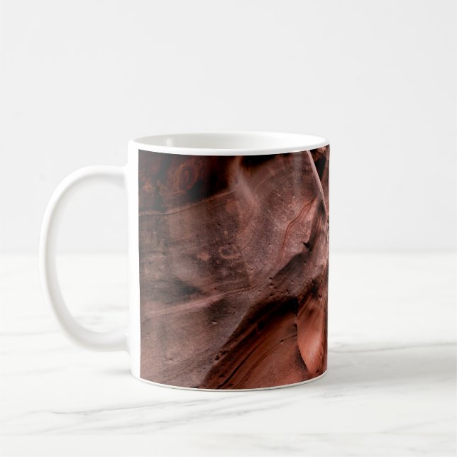 Brown rock formations coffee mug (Left)