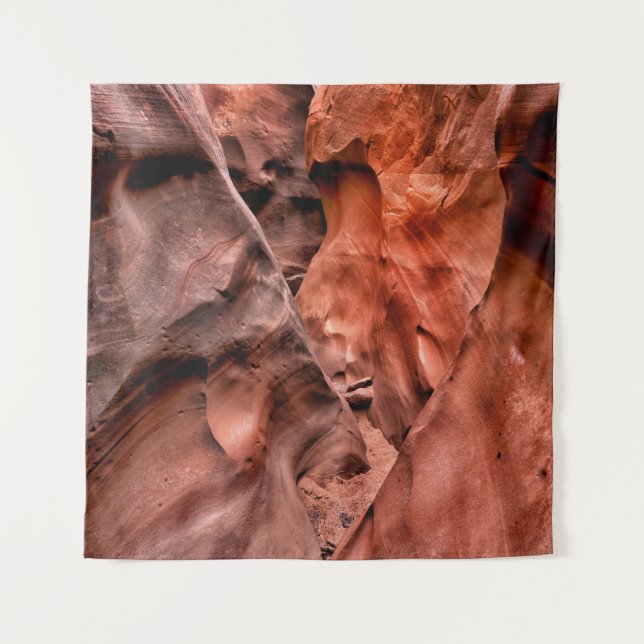 Brown rock formations tapestry (Front)