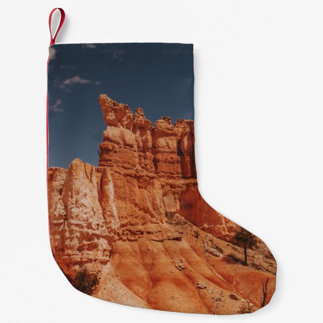 BROWN ROCKS SMALL CHRISTMAS STOCKING (Front)