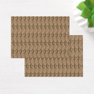 Brown rug featuring a detailed motif pattern with
