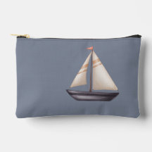 Brown Sailing Boat and Name on Gray