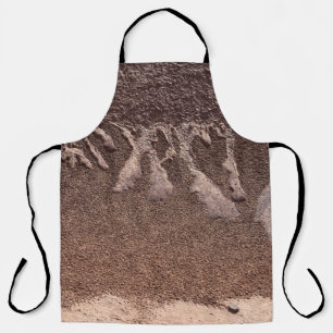 Brown sand apron