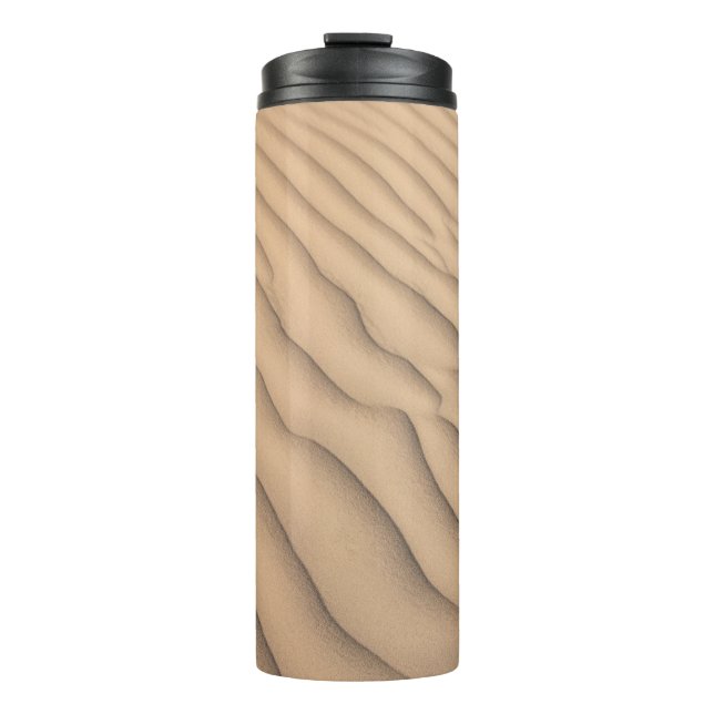 Brown sand thermal tumbler (Front)