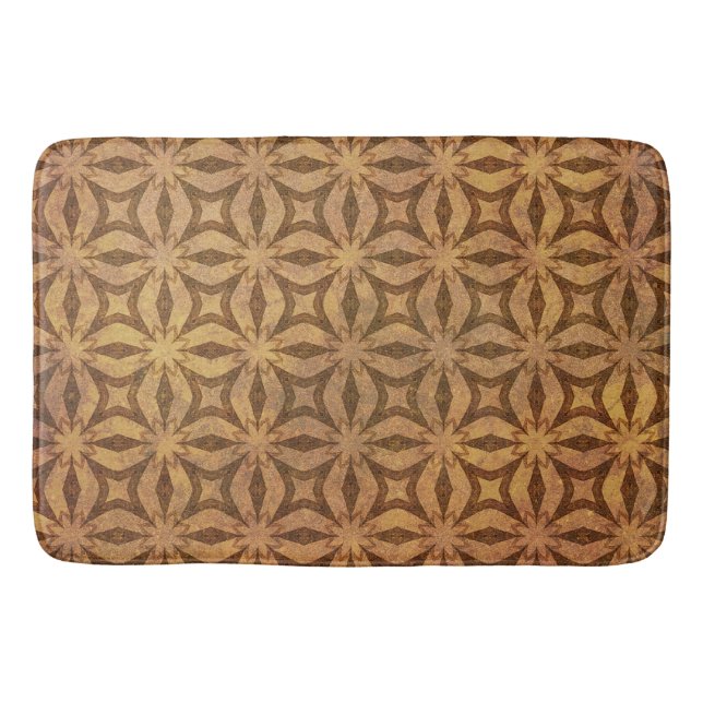 Brown Shades For Rustic Natural Beauty Bath Mat (Front)