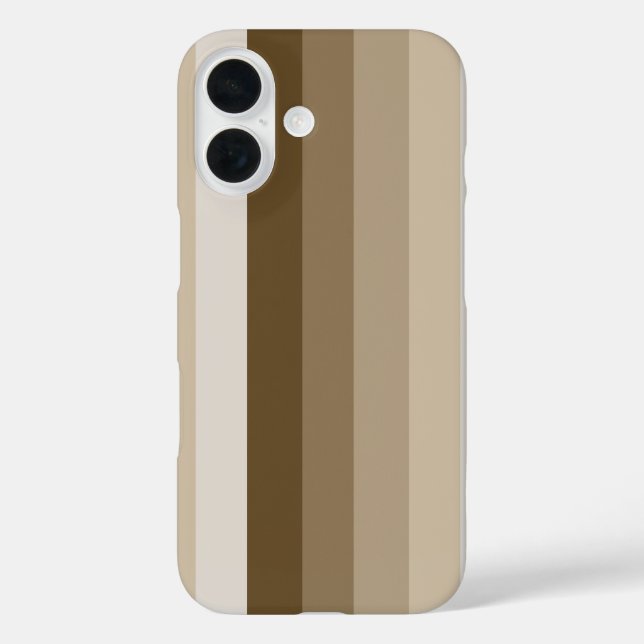 Brown shadow stripes Case-Mate iPhone case (Back)