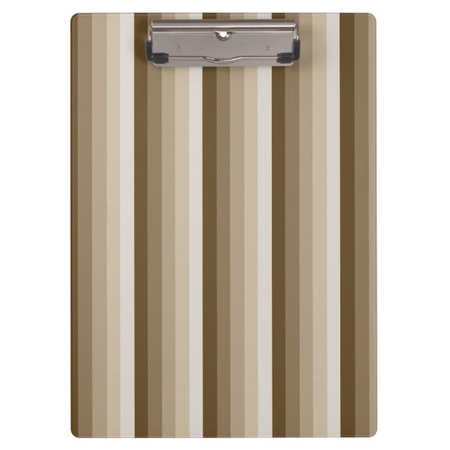 Brown shadow stripes clipboard (Front)