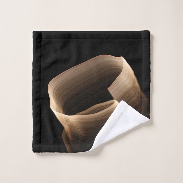 Brown silk wash cloth (Wash Cloth)