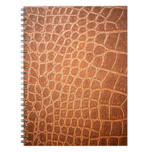 Brown skin leather texture use for background notebook
