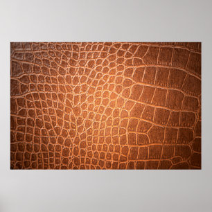 Brown skin leather texture use for background poster