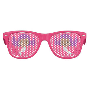Brown Skin Mermaid Cute Kids Sunglasses