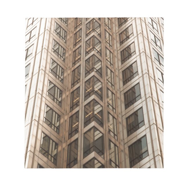 Brown Skyscraper Texture Notepad (Front)