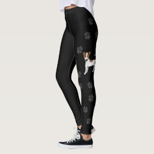 Brown Smooth Coat Parson Russell Terrier & Paws Leggings