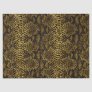 Brown Snake Skin Gorgeous Leather Texture Tissue Paper