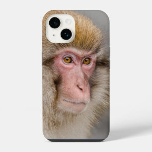 Brown Snow Monkey Photography, Japanese Wildlife iPhone 14 Case