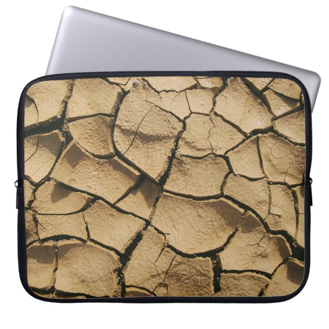 Brown soil laptop sleeve (Front)