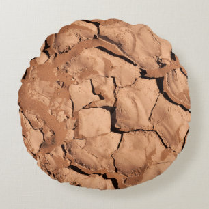 Brown soils round cushion