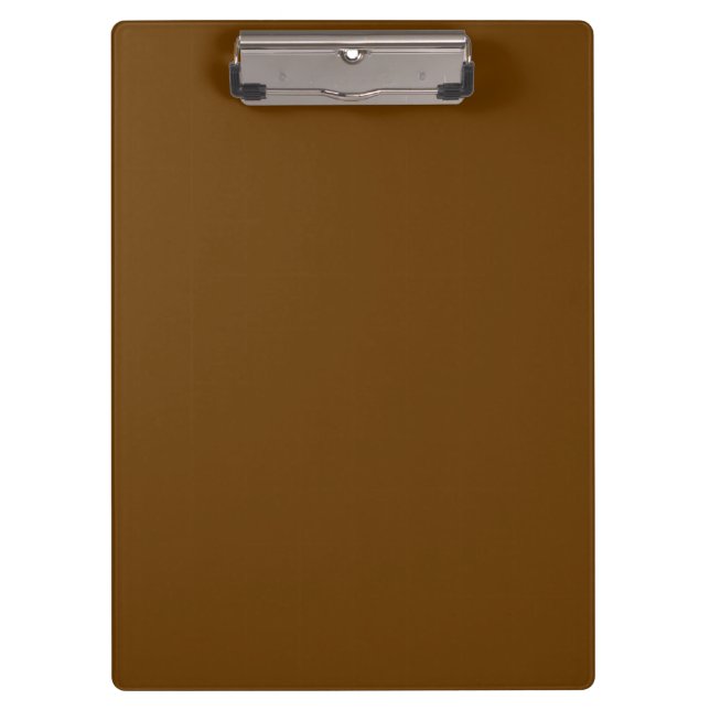 Brown (solid colour)  clipboard (Front)