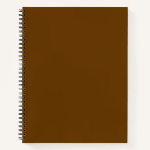 Brown (solid colour) notebook