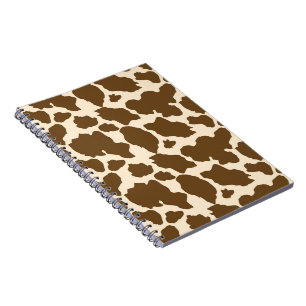 Brown Spots Cow Print Farmer Farm Animals Classy Notebook