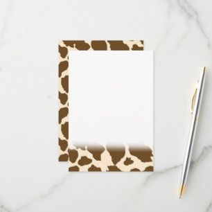 Brown Spots Cow Print Farmer Farm Animals Classy RSVP Card