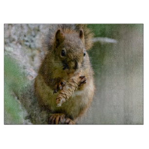 Brown Squirrel – Alberta Woodland Wildlife Cutting Board