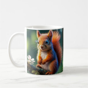 Brown Squirrel Sitting on The Branch-567656 Coffee Mug