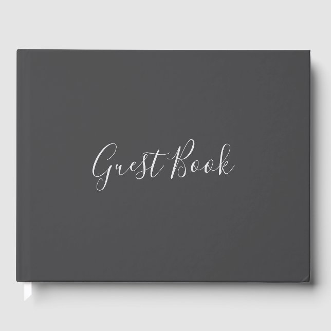 Brown Standard Guest Book | Luxurious Weddings (Front)